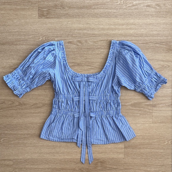 Damson Madder Tops - Damson Madder bianca blouse - blue - 12 / BLUE